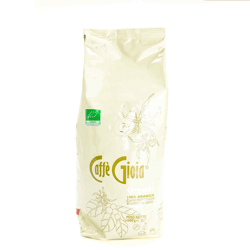 Caffe Gioia Organic Roasted Coffee Beans 100% Arabica 1000g
