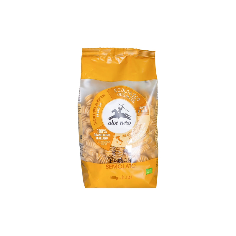 Organic Semi-Whole Wheat Fusilloni 500g