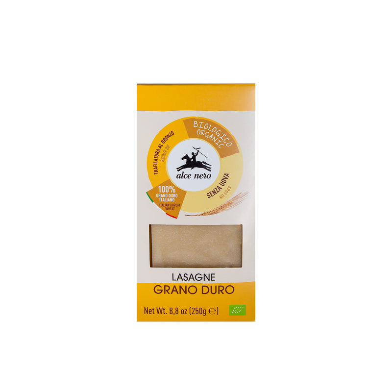 Organic durum wheat Semolina lasagne 250g