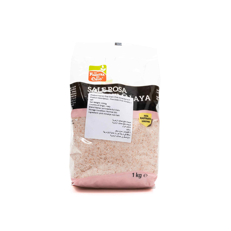 Organic Fine Grain Pink Himalaya Salt 1Kg