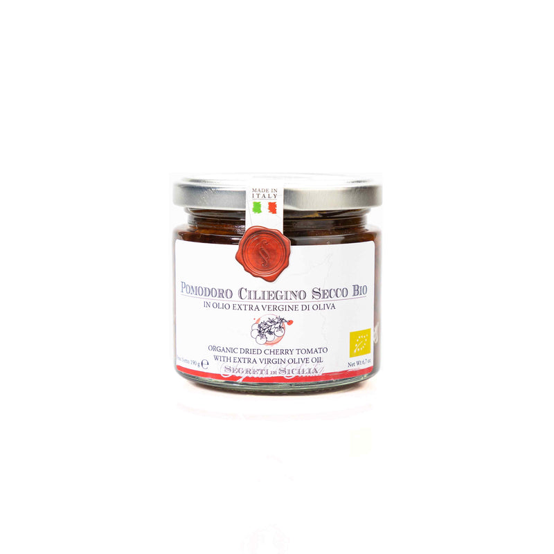 Organic Dried Cherry tomato with extra virgin olive oil 190g