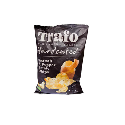Organic Sea Salt & Pepper Potato Chips 125g