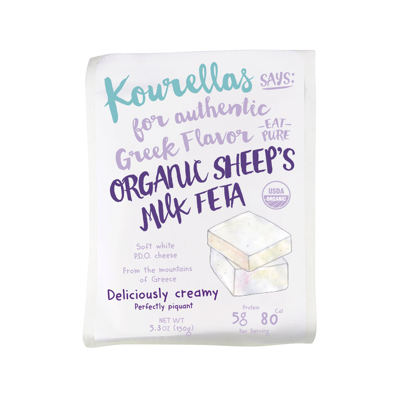 Kourella Organic Sheep Milk Feta 150G