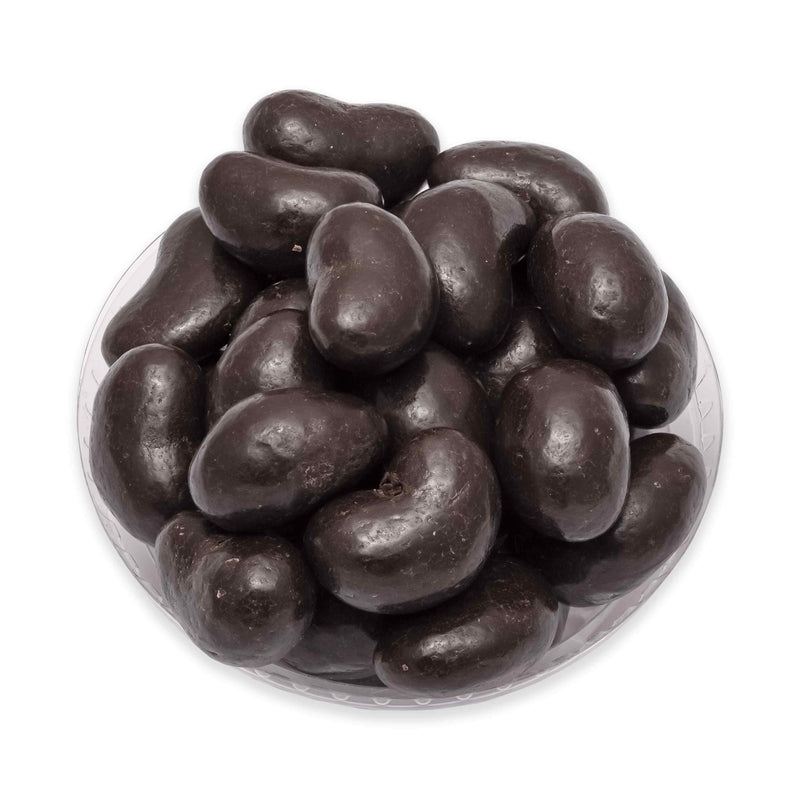 Organic Cashew nuts coated with dark chocolate 100g