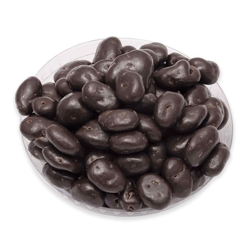 Organic Raisins coated in dark chocolate 100g