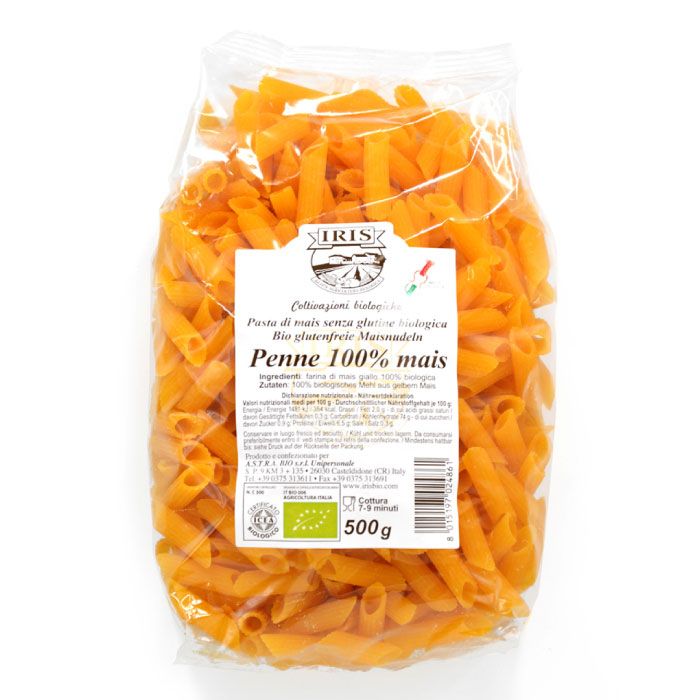 Organic 100% Corn Pasta Penne 500g