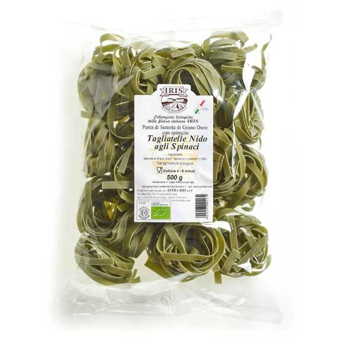 Organic Green Spinach Noodles 500g