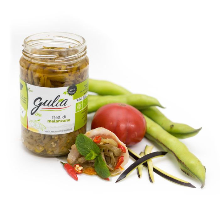 Organic Aubergines Fillets In Oil 280g Lets Organic