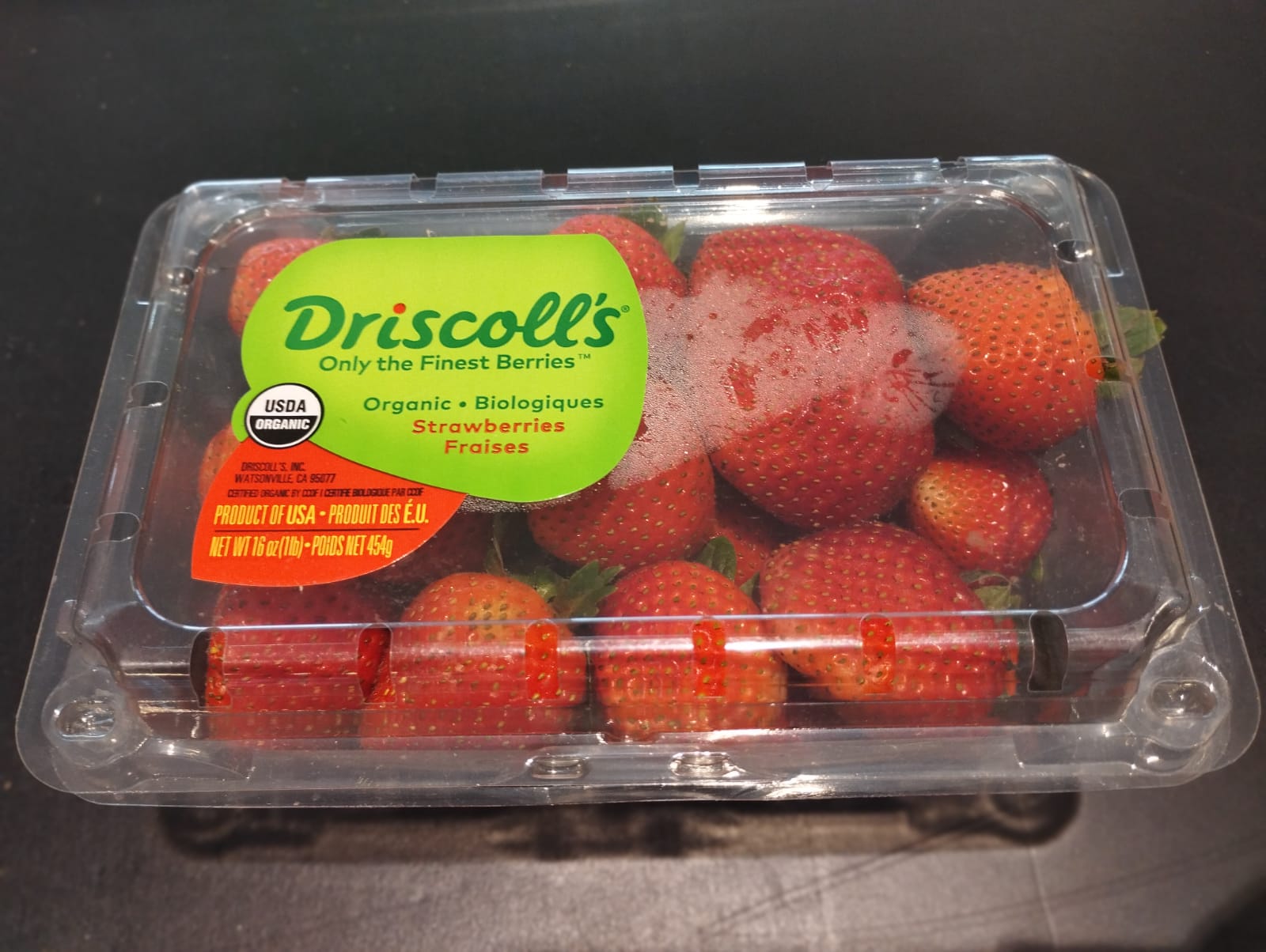 Strawberry Driscolls 454G Lets Organic