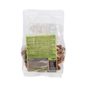 Organic Italian Almonds 125g front view