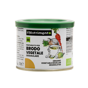 Organic Granulated Vegetable Bouillon 120g front view