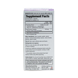 Organic Dophilus Probiotic Plus Enzymes 60 Capsules