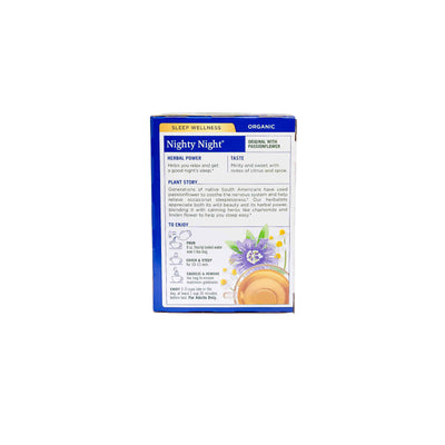 Organic Nighty Night Relaxation Teas 16 Tea Bags