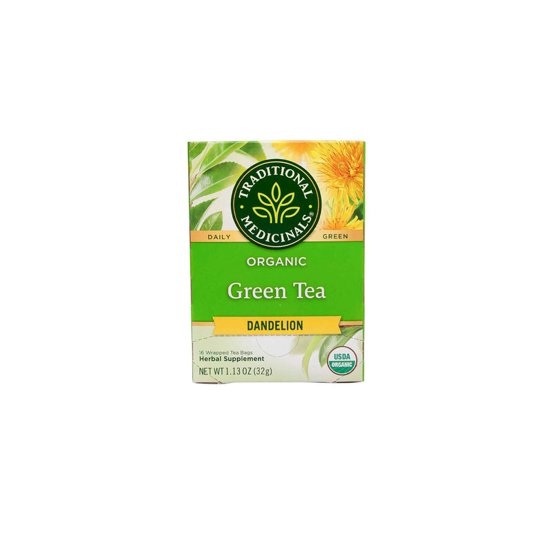Organic Green Tea Dandelion 16 Teabags