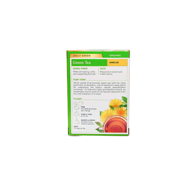 Organic Green Tea Dandelion 16 Teabags