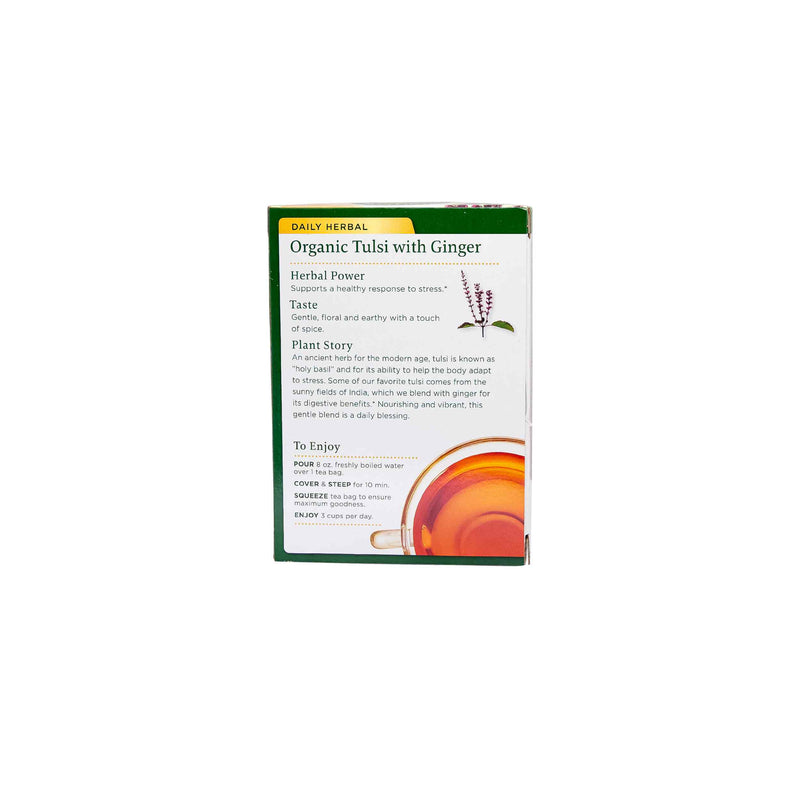 Organic Tulsi With Ginger Tea