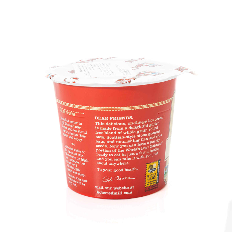 Organic Oatmeal Cup Apple Cinnamon 2.36 Oz