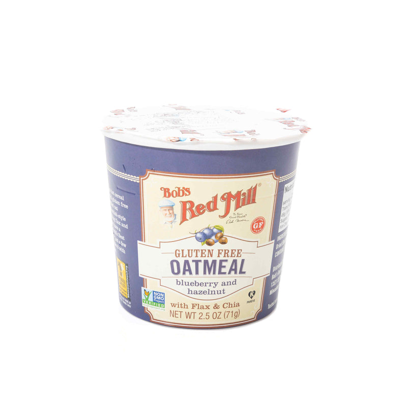 Organic Oatmeal Cup Blueberry Hazelnut 2.5 Oz