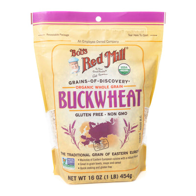 Bob's Red Mill Organic Buckwheat Groats Gluten Free 16 Oz