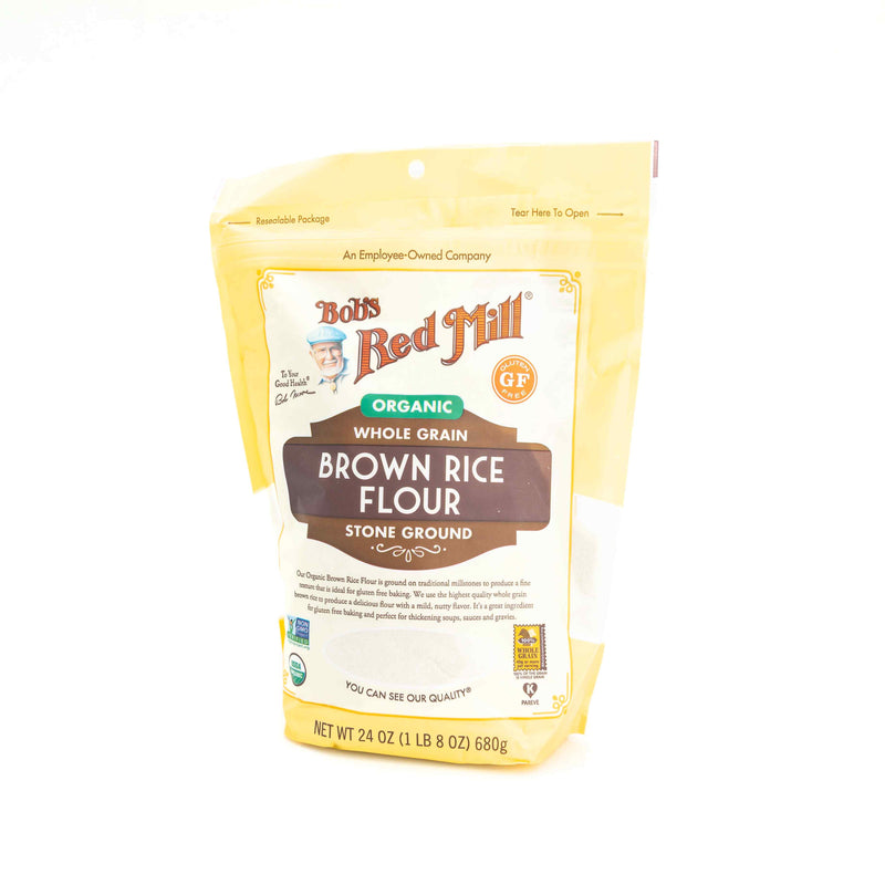 Organic Brown Rice Flour  24 Oz