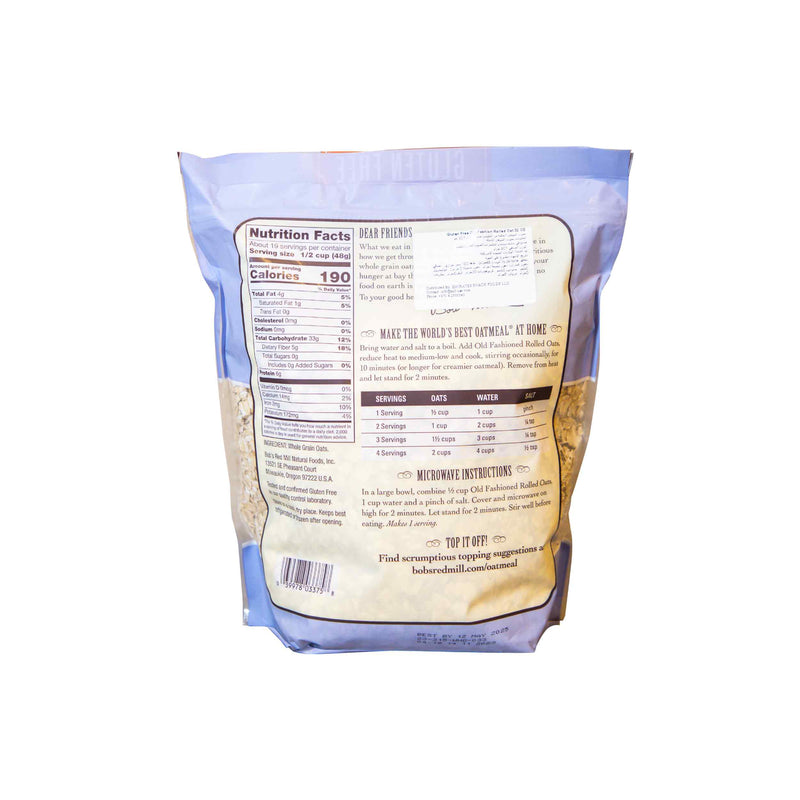 Organic Rolled Oats Regular 32 OZ