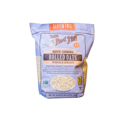 Organic Oats Rolled Gluten Free Quick Cooking 28 Oz