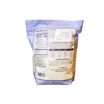 Organic Oats Rolled Gluten Free Quick Cooking 28 Oz
