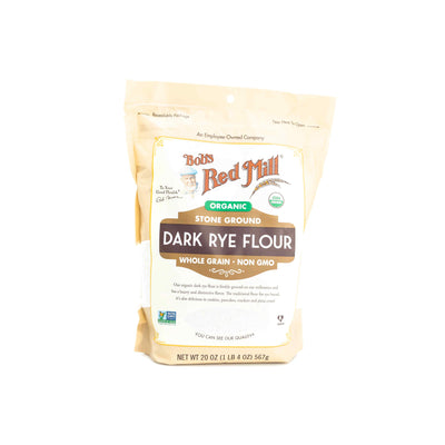 Organic Dark Rye Flour 20 Oz