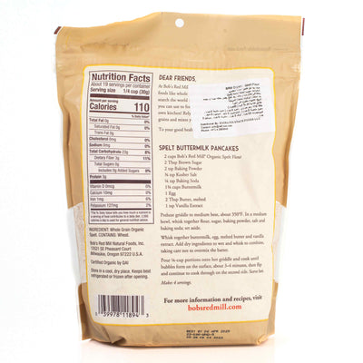 Organic Spelt Flour 20 Oz