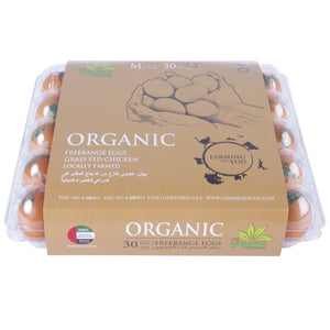Organic Egg Medium 30's