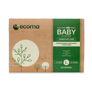 Organic Baby Diapers- Large (26 Pieces) image 1