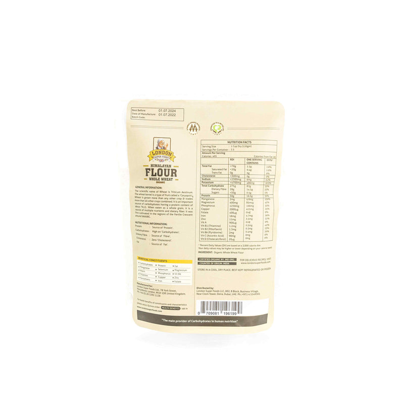 Himalayan Organic Whole Wheat Flour 300G
