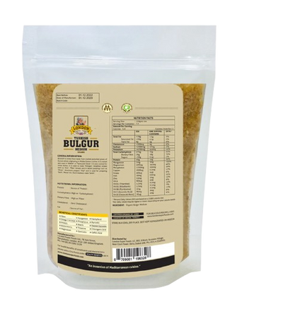 Organic Turkish Bulgar Medium 350G