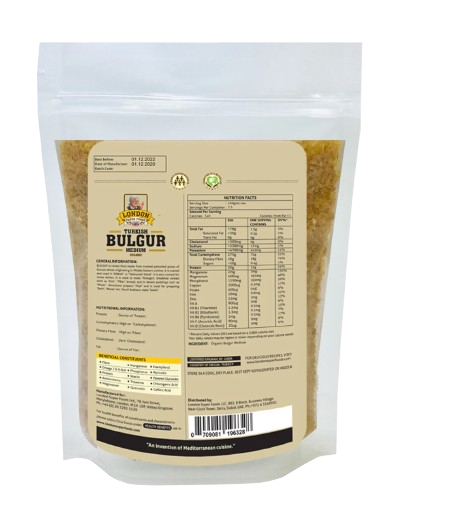 Organic Turkish Bulgar Medium 350G