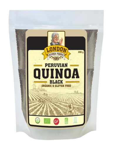 Organic Peruvian Black Quinoa 350G