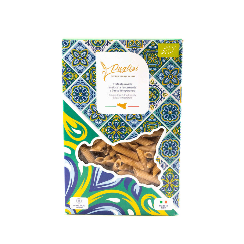 Organic Penne Pasta 500g - Puglisi -