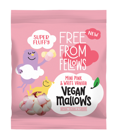 Mini Pink And White Vanilla Mallows 105G