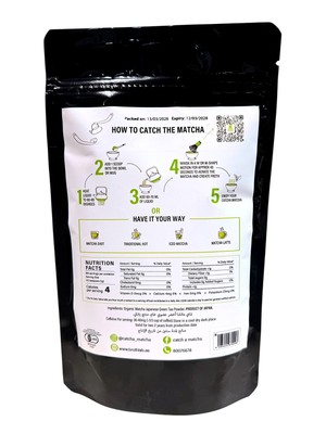 Organic Catcha Matcha Ceremonial Grade Green Tea 100g image 1