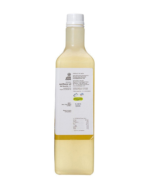 Organic Sunflower Oil 1L