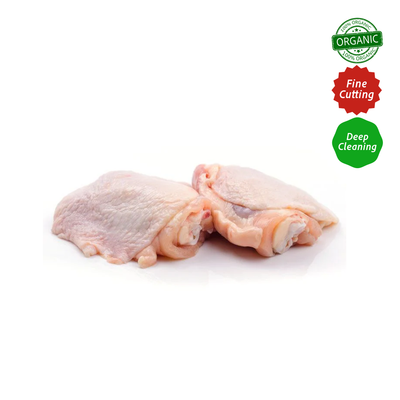 Hand-Cut Organic Chicken Thighs Boneless – Grill Ready