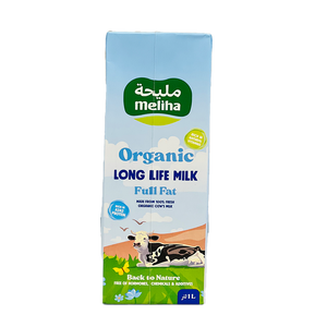 Organic UHT Long-Life Milk 1L - Meliha -