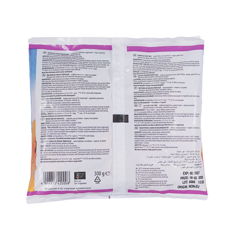 Organic Frozen Tropical Mix 300g