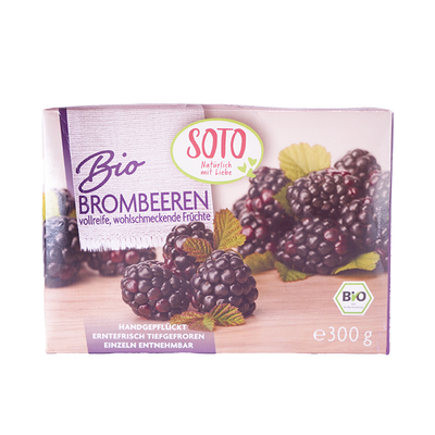 Organic Frozen Blackberries 300G - SOTO -
