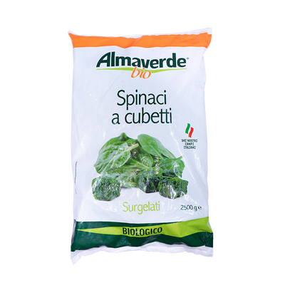 Organic Frozen Swiss Chard In Cubes 2.5kg