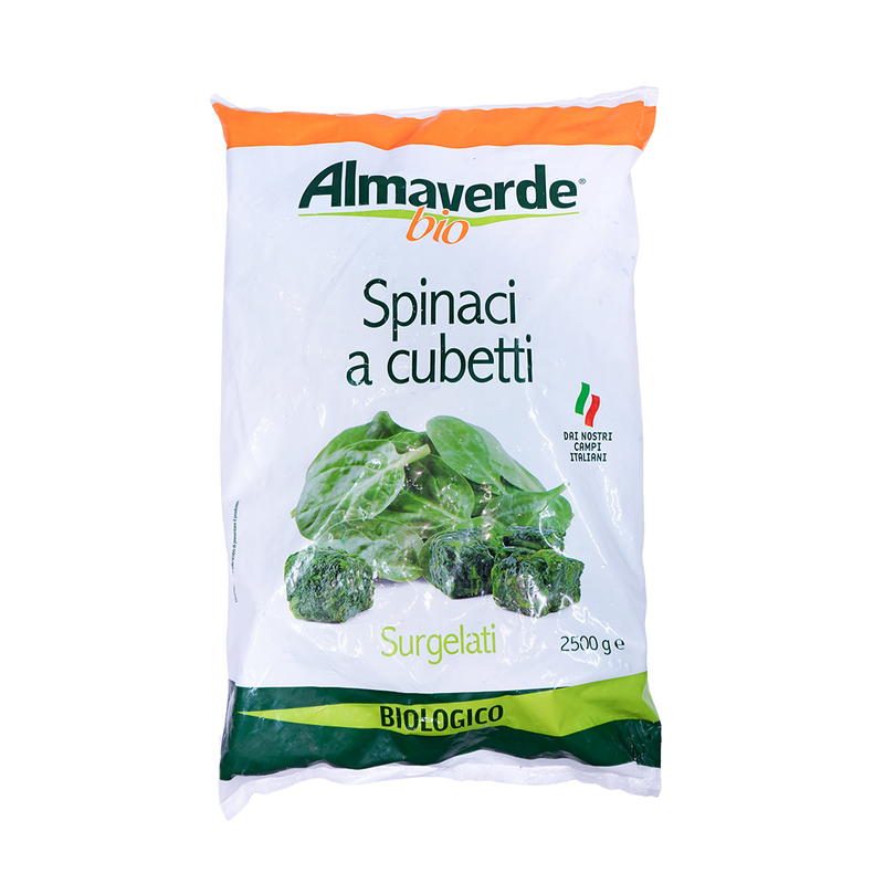 Organic Frozen Swiss Chard In Cubes 2.5kg