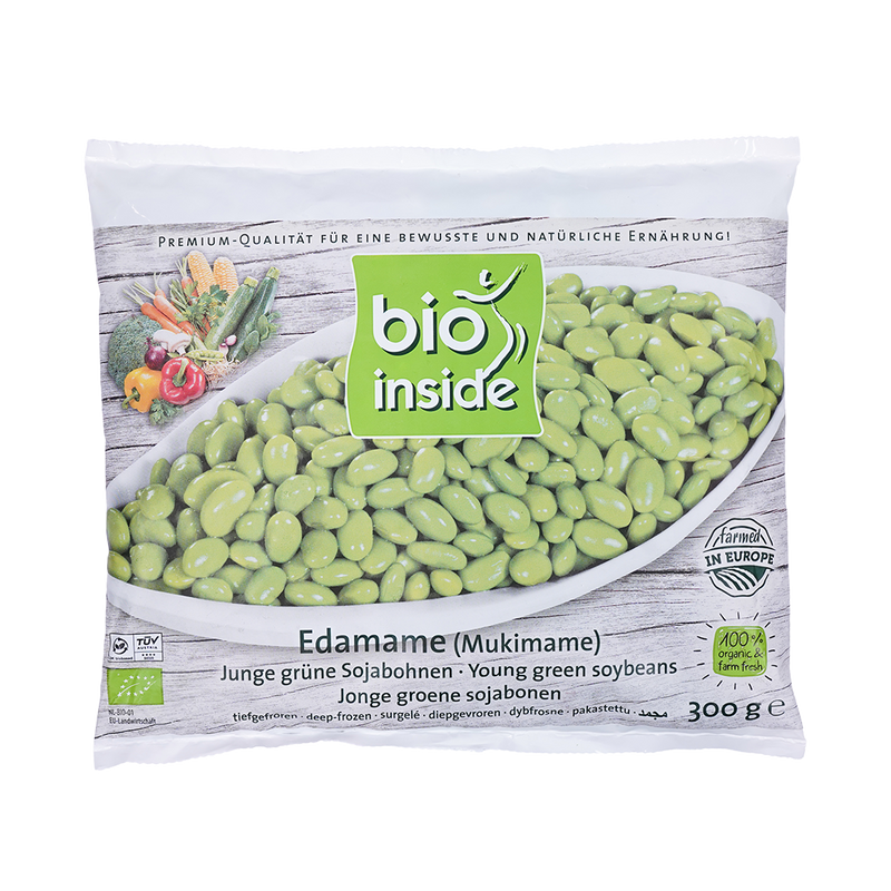 Organic Frozen Edamame shelled - Mukimame 300g - Bio Inside -