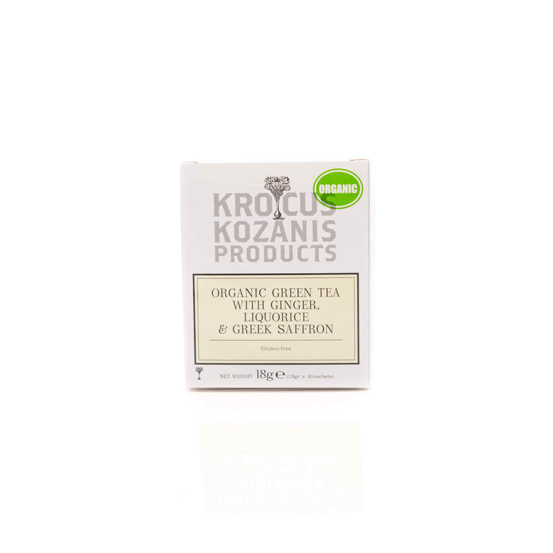 ORGANIC HERBAL TEA WITH GINGER, LIQUORICE 18GM