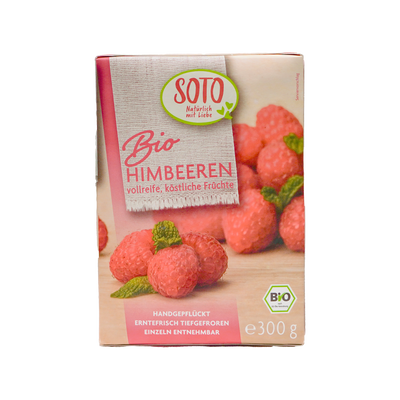 Organic Frozen Raspberries 300G - SOTO -