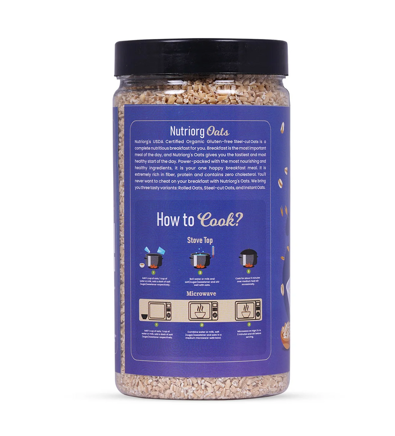 Organic Steelcut Oats 650g