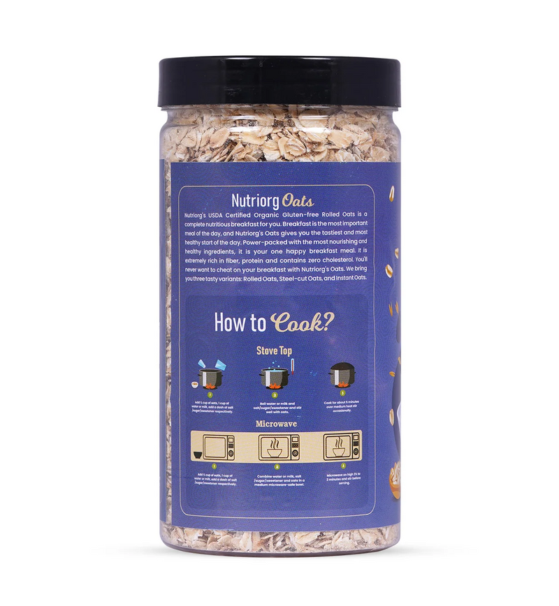 Organic Rolled Oats 400g - Nutriorg -